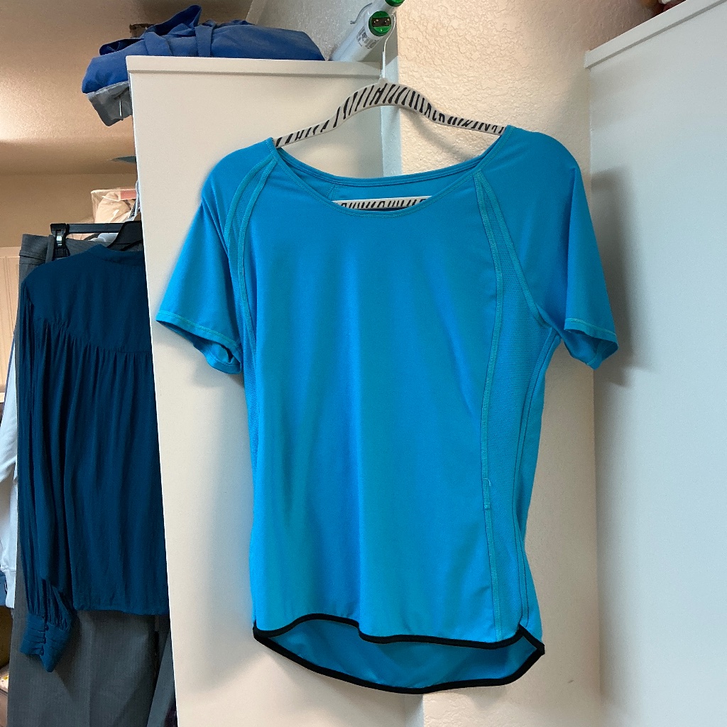 Medium Bright Blue Fitness Shirt Ideology Brand